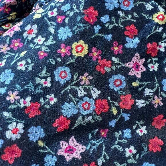 Gap Factory Utility Boyfriend Fit Shirt Womens Small Floral Button Up Colorful - Picture 12 of 12